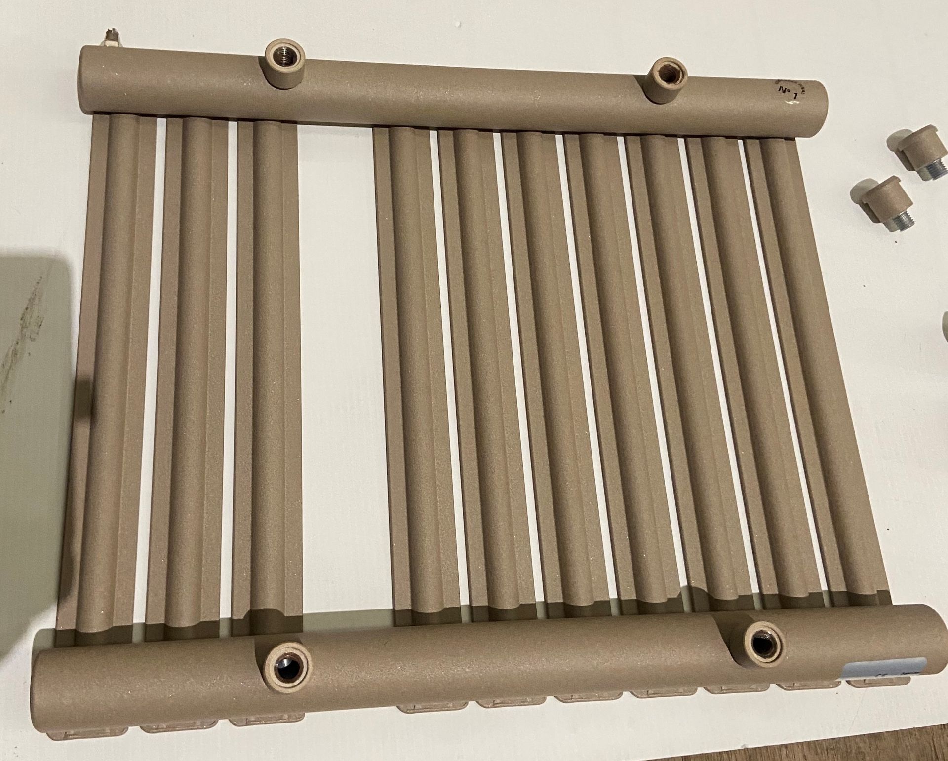 Light brown radiator 500mm x 400mm boxed (saleroom location: QL07) - Image 3 of 5
