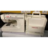 New Home by Anome sewing machine and a Singer handy chest (2) (saleroom location: PO)
