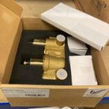 Arvan twin thermostatic valve (saleroom location: AA07)