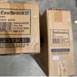 Eastbrook Wingrave 500 1 tap hole basin and matching pedestal (boxed) (saleroom location: RB)