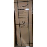 Simpsons Pier 700 side panel with easy clean glass in silver (new boxed) (saleroom location: QL03)