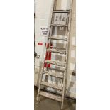 7 tread aluminium stepladder (saleroom location: RD2)