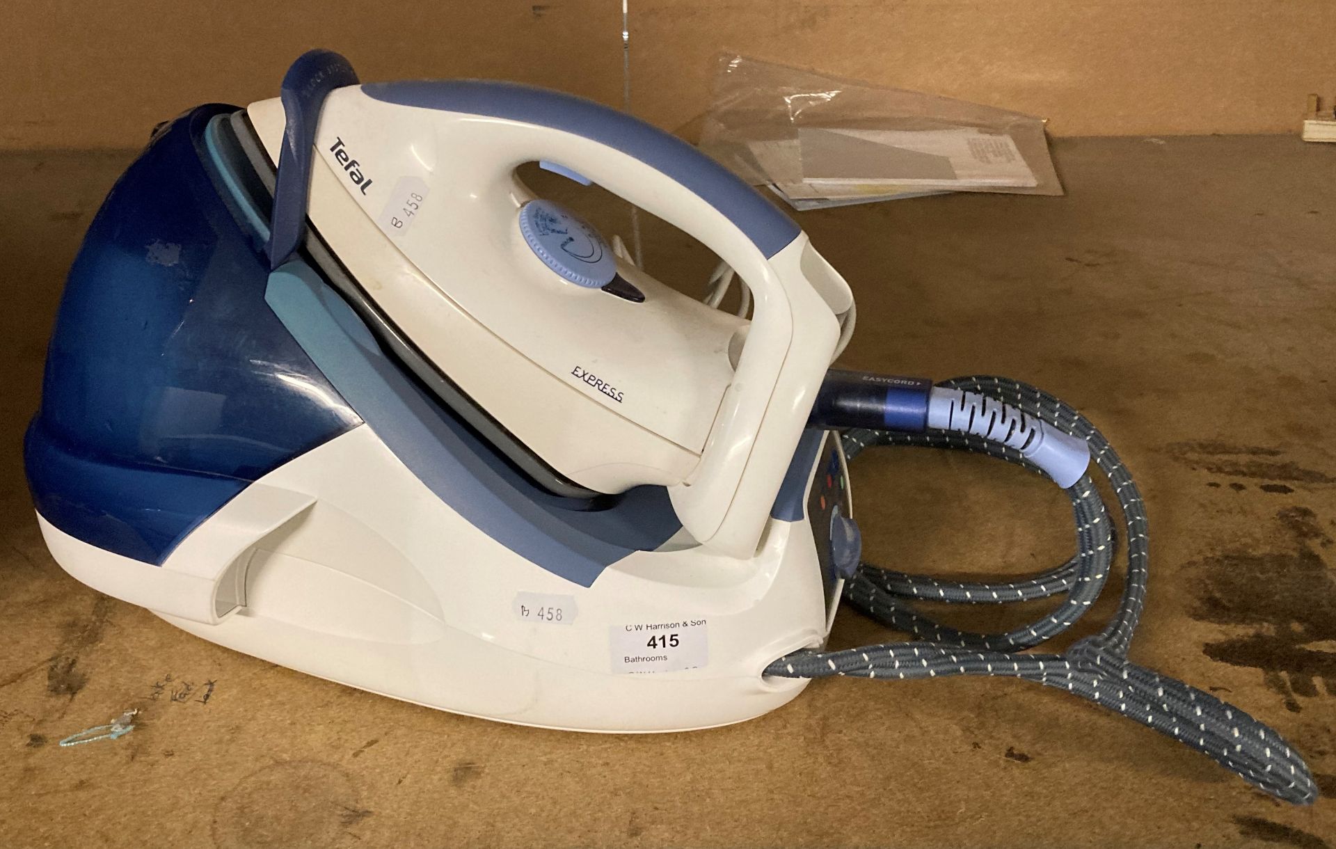 Tefal Express steam iron (saleroom location: PO)