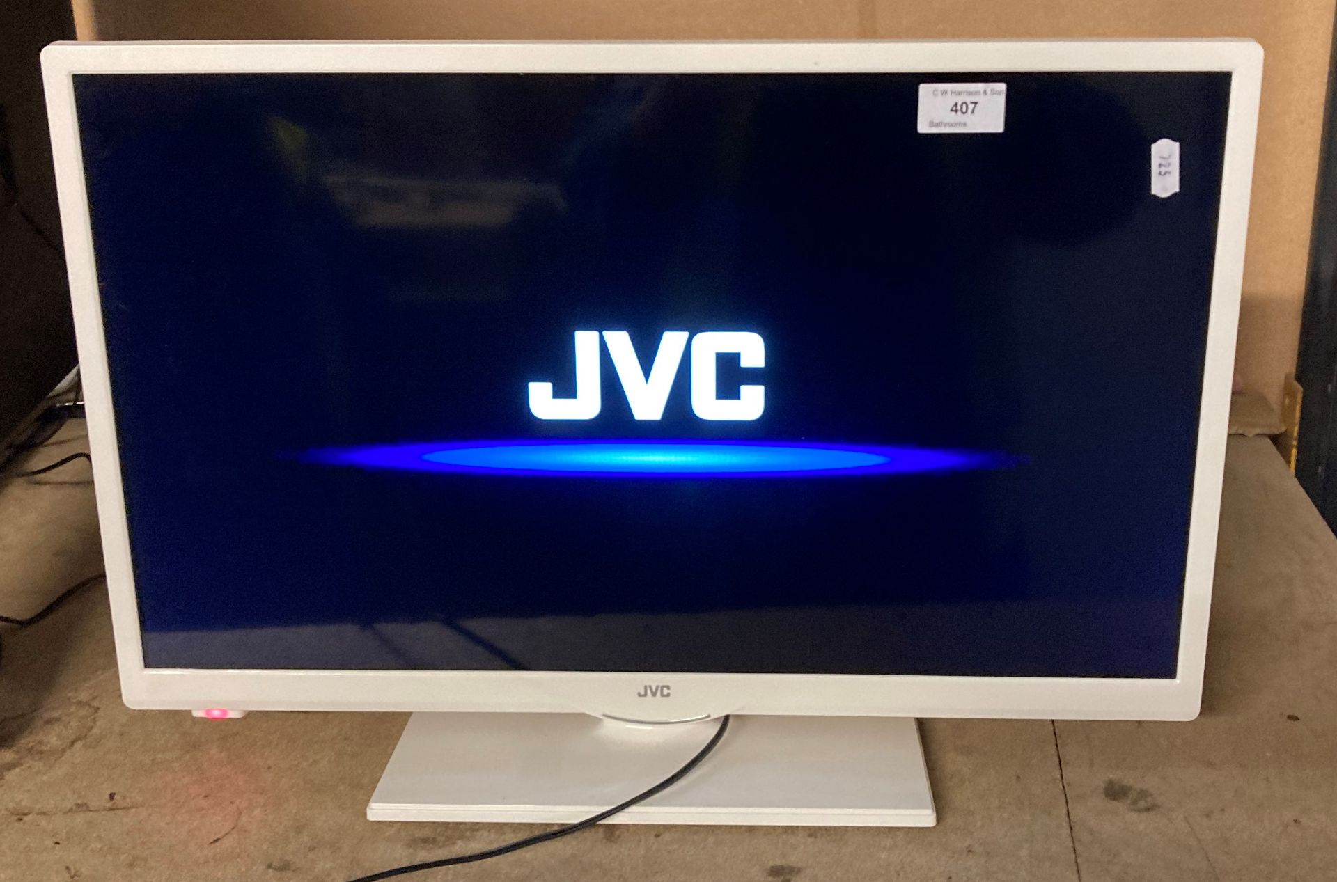 JVC 24" LED smart HD TV model LT-24C660 complete with remote and instruction manual (saleroom