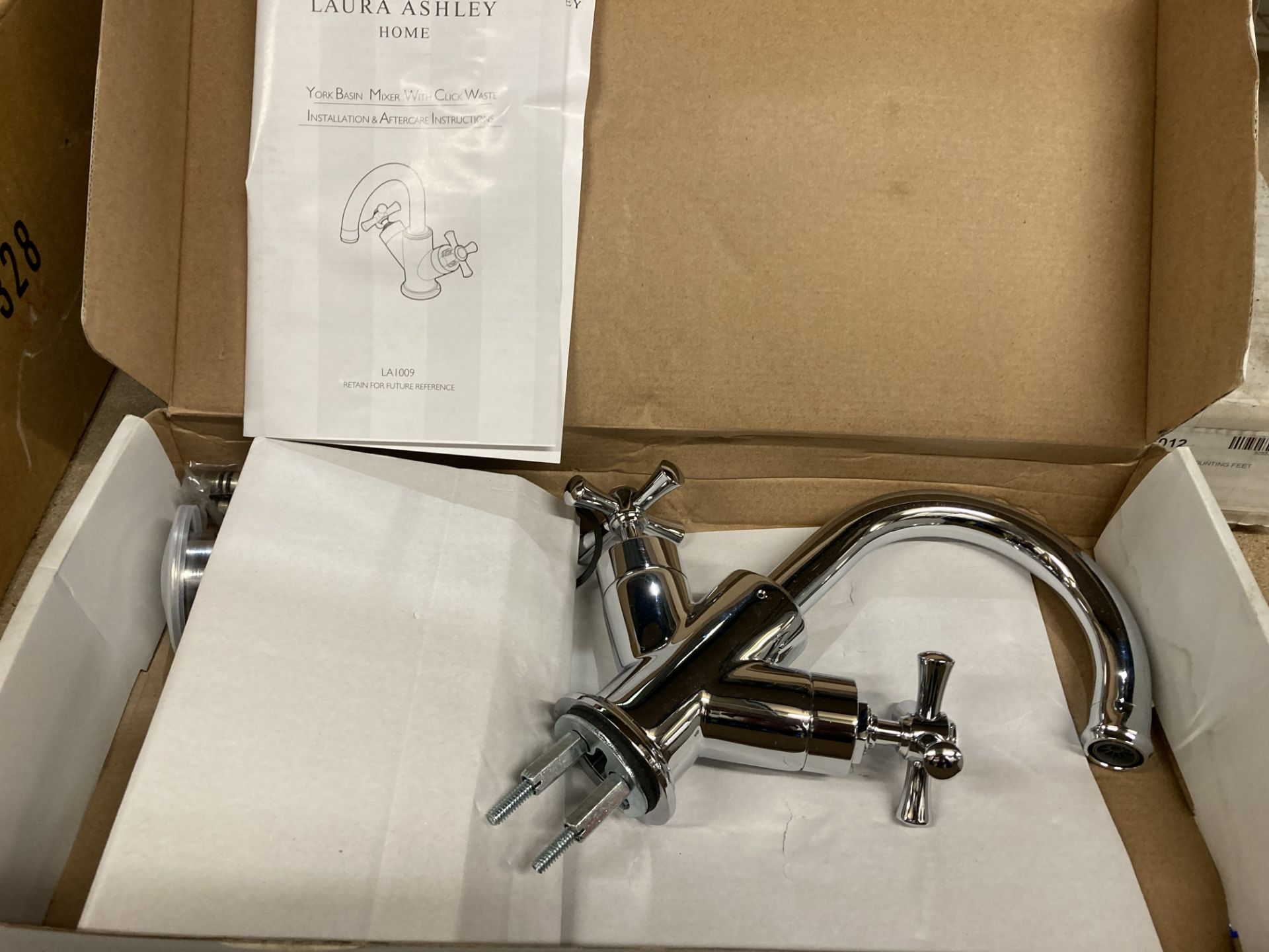 Laura Ashley York basin mixer tap with click waste (saleroom location: AA06) - Image 2 of 2