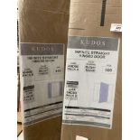 Kudos infinite straight hinged 800 door pack- A and paxk-B (2) (saleroom location: RB)