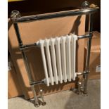 Burlington Trafalgar radiator (please note: piece missing off inlet/outlet valve) (saleroom