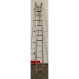26 rung aluminium double extension ladder (saleroom location: RD2)