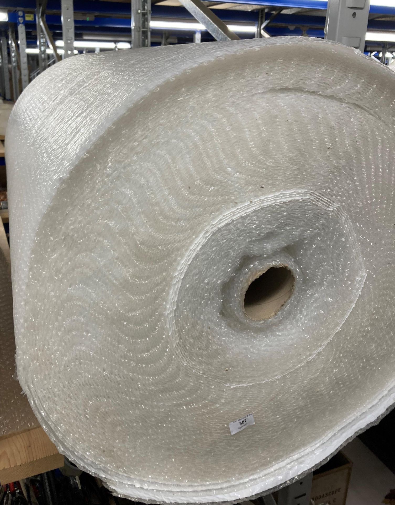 Large roll of bubble wrap (saleroom location: TOP T01)