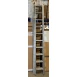 30 rung aluminium triple extension ladder (saleroom location: OUT MEZ)