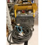 Bostich 10 litre portable air compresser with hose and Erbauer trye inflater 110v (saleroom