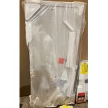 White resin shower tray 1800mm x 800mm (saleroom location: MA1)