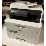 Brother MFC-L377OCDW all-in-one printer scanner copier and 3 ink cartridges (saleroom location: