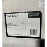 Tavistock Agenda ceramic semi-pedestal in white product code SMP350S new and sealed box (saleroom