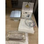 3 x items HIB Breeze matt silver extractor fan,