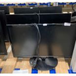 2 x Pixl and 1 x Samsung computer monitors (3) (saleroom location: L10)
