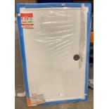 1400 x 900 shower tray in white (saleroom location: RB)