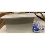 Heritage Dorchester 2 high/low ceramic w/c cistern in white complete with fittings (saleroom