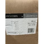 Tavistock Lansdown 600mm back to wall linen in white (saleroom location: RB)