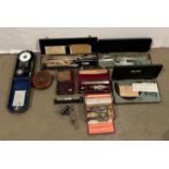 10 x assorted items of engineers' equipment including assorted Moore & Wright precision tools,