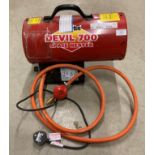 Clarke Devil 700 space heater (saleroom location: P13-2)