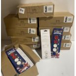 10 boxes of 12 red/white/blue face paints with applicator