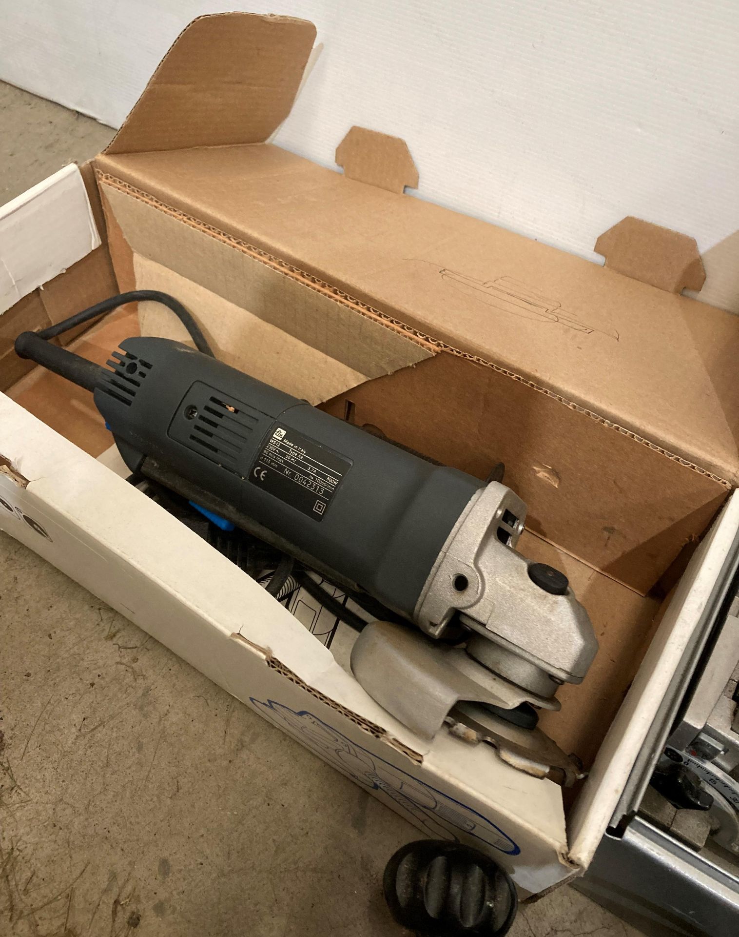 Three Elm power-tools (240v) including flat dowel joiner/biscuit cutter (MBR100) in metal case, - Image 3 of 3