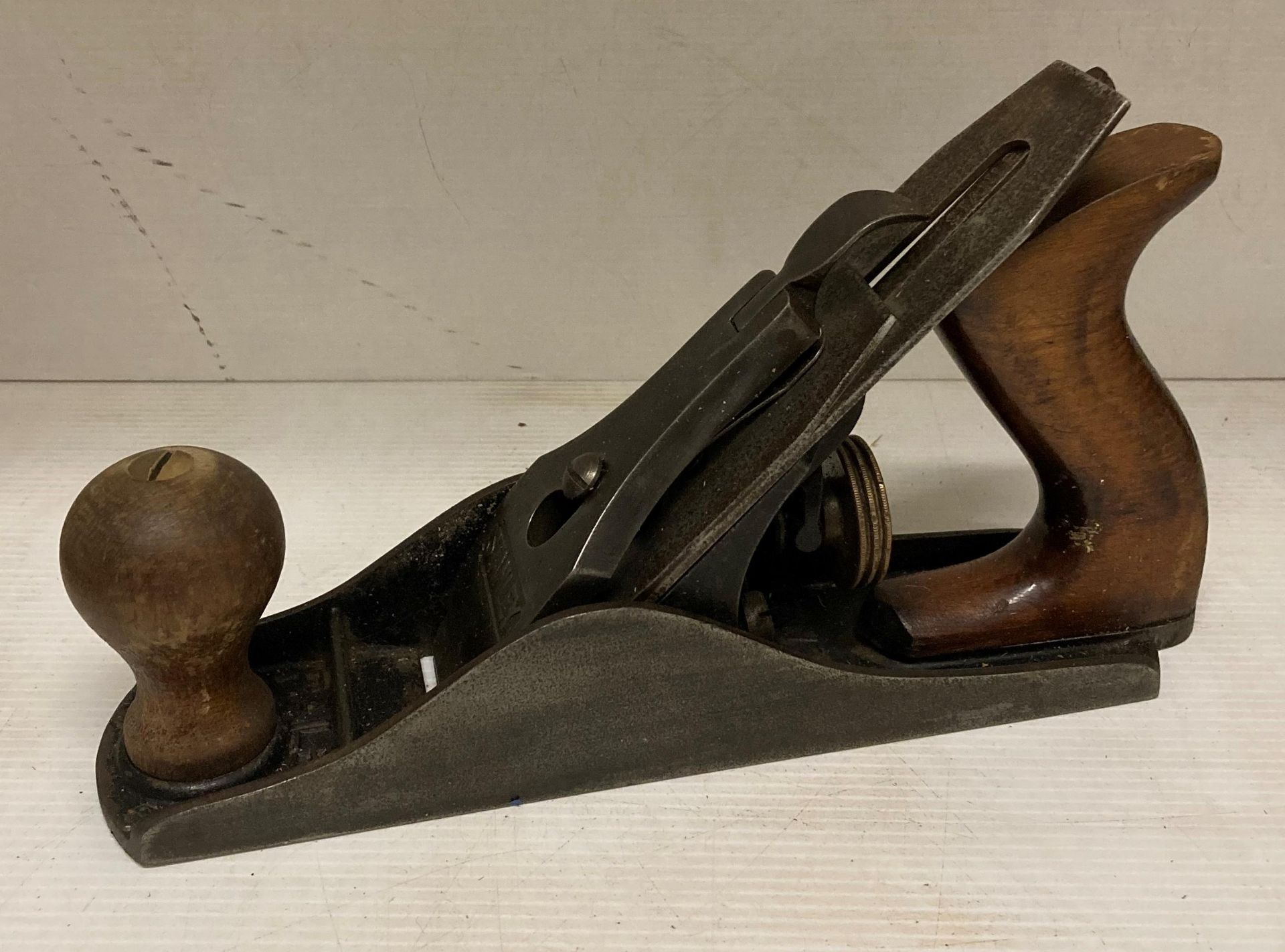 Stanley No 3 plane, 2 x Record No A151 shave planes, - Image 2 of 2