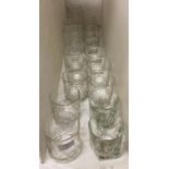 20 x assorted Ocean and other glass tumblers and larger bar glasses (saleroom location: P03)