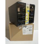 1 new boxed CEP Smooth secure 4 drawer module with lock black 7-3115