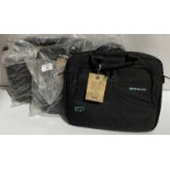 3 Monolith blue line 13" Chromebook tablet briefcase in black (new with tags)