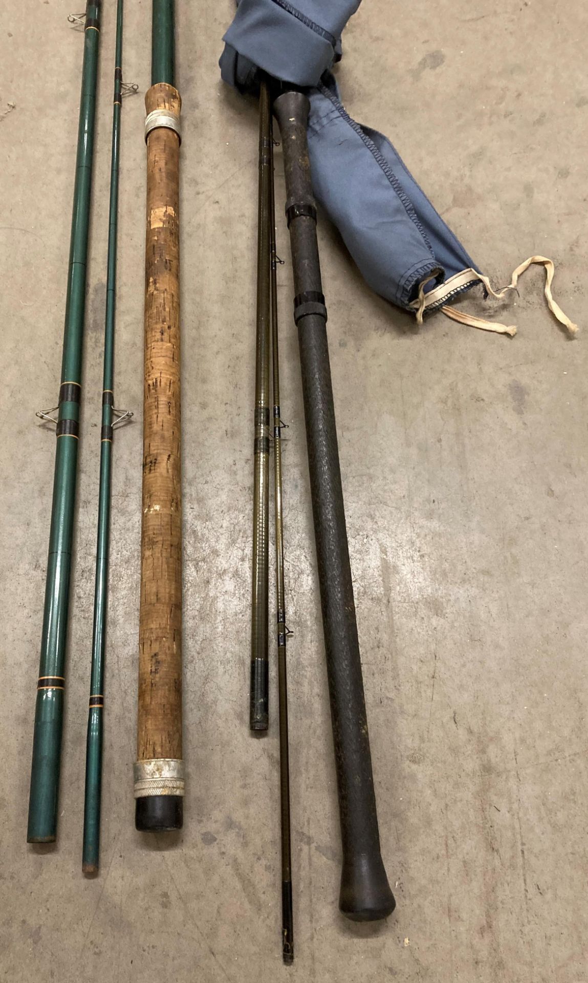 Two vintage rods - one Rodcraft 12" Match Mark II 3-piece (with bag) and a 3-piece Super Flex with - Image 2 of 3