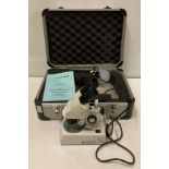 Brunel microscope electric MX Series in aluminium carry case (240v) (saleroom location: T08-1)