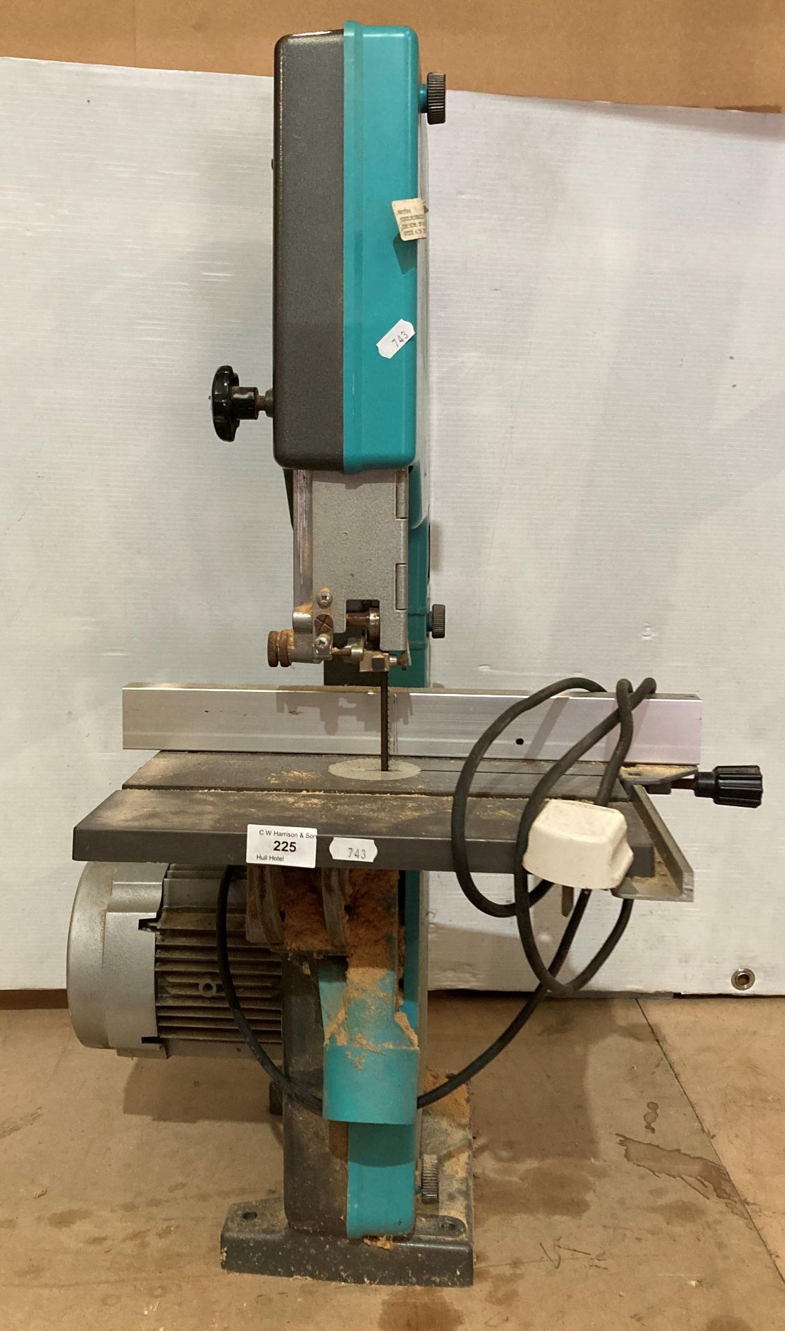 Inca Euro 260 table-top band saw (240v) approximately 90cm high (saleroom location: MA3)