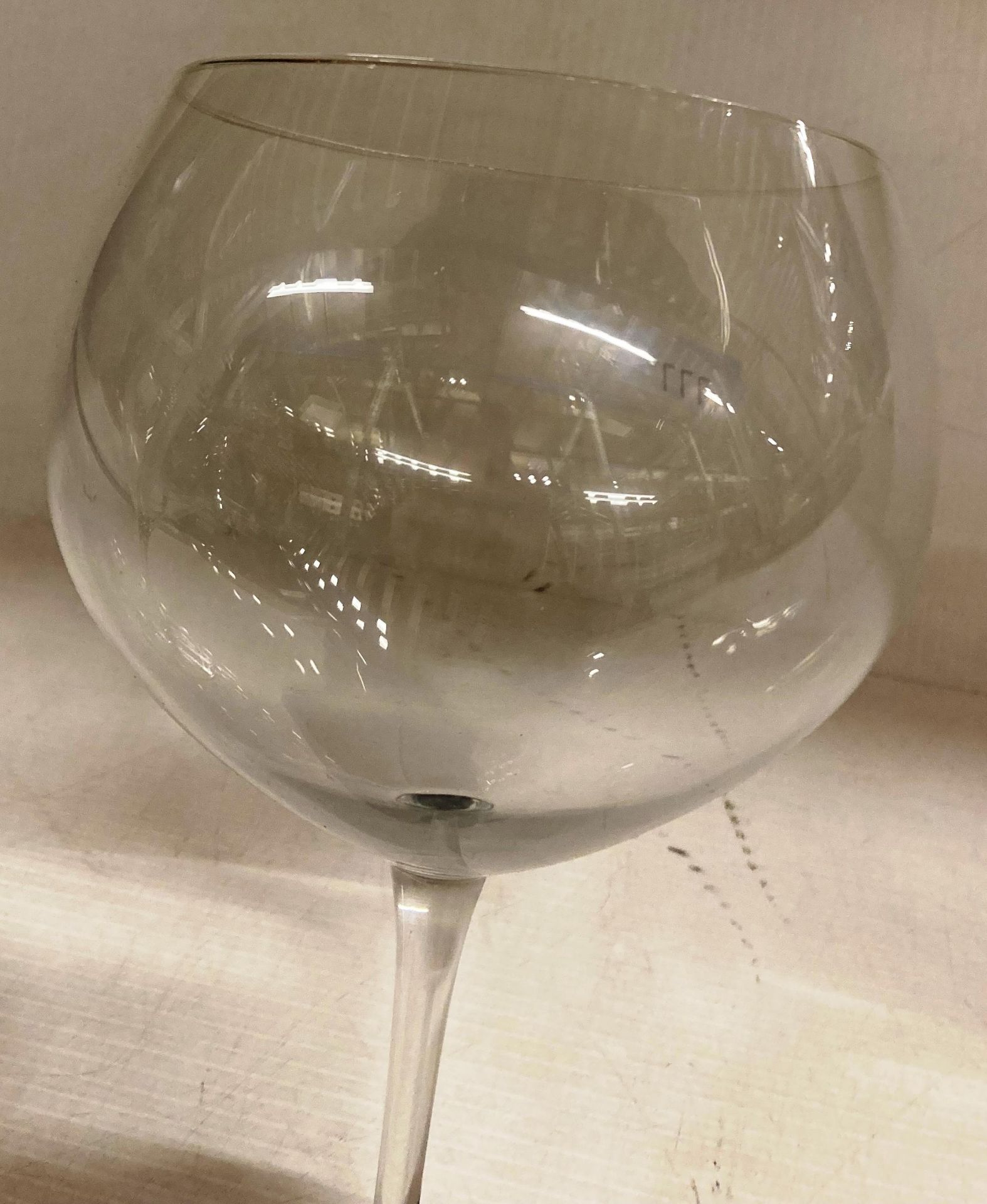 13 x Large cocktail glasses, single stemmed, - Image 2 of 2