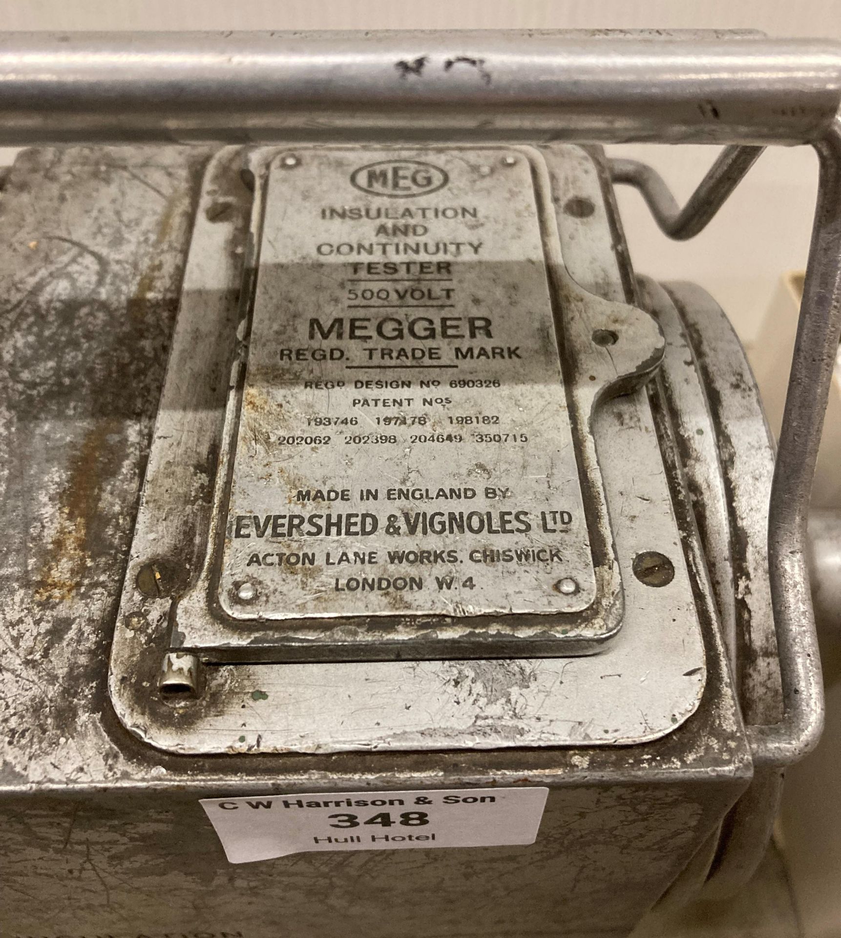Two items - a Meg insulation and continuity tester (500v) mega and a TTC transistor checker model: - Image 2 of 3