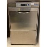 Class EQ under-counter stainless steel glass washer,
