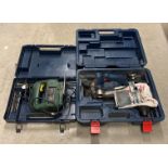 Bosch professional GHO26-82 electric planer (240v) in case and a Bosch PST S4PE jigsaw (240v) in