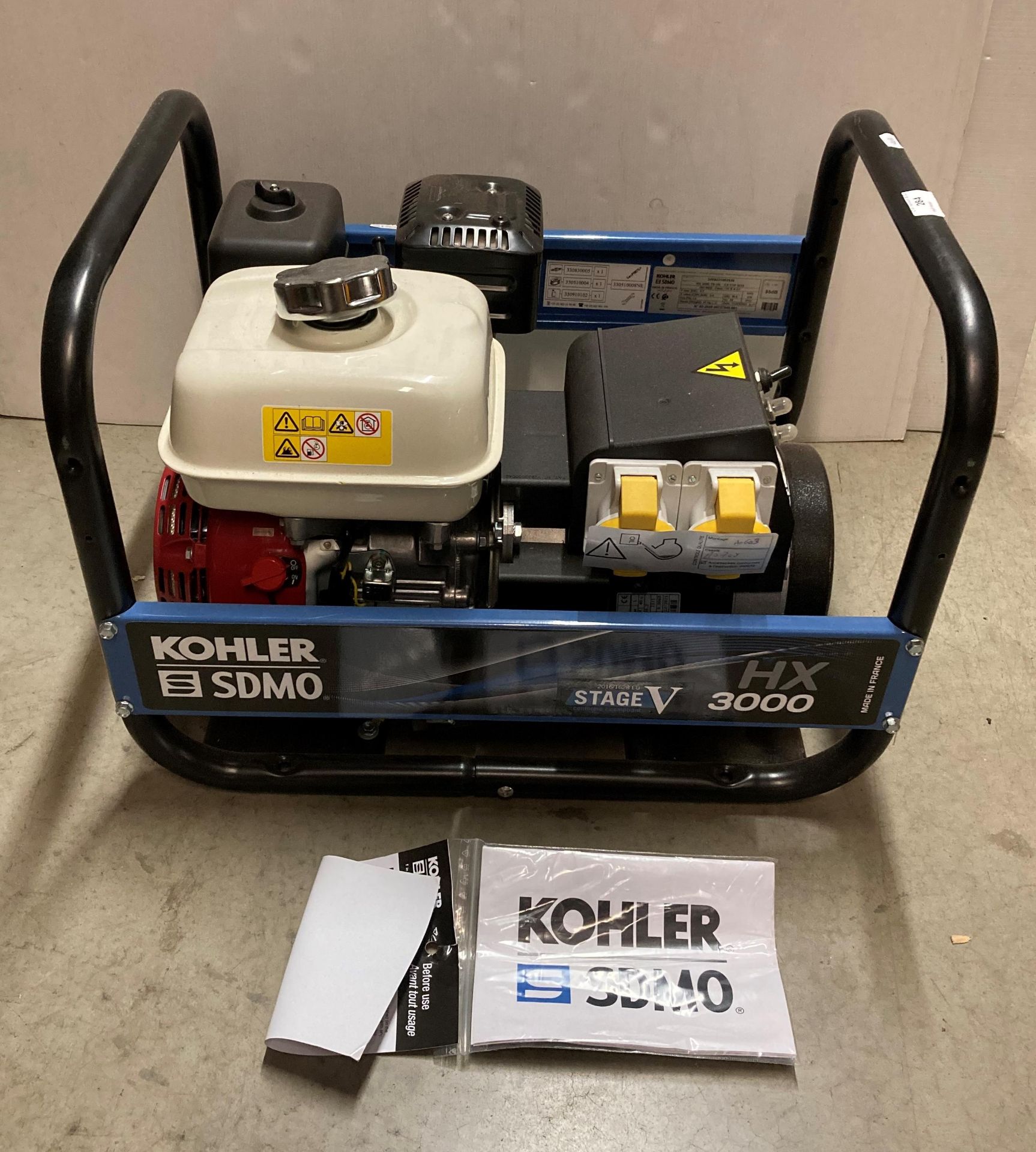 Kohler SDMO Stage V 3000 HX generator (saleroom location: Y03/1)