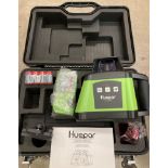 Huepar professional rotary laser level, model: RL200 HR - in case,