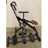 Total Crunch exercise machine and a Leg Master exercise machine (saleroom location: U01)
