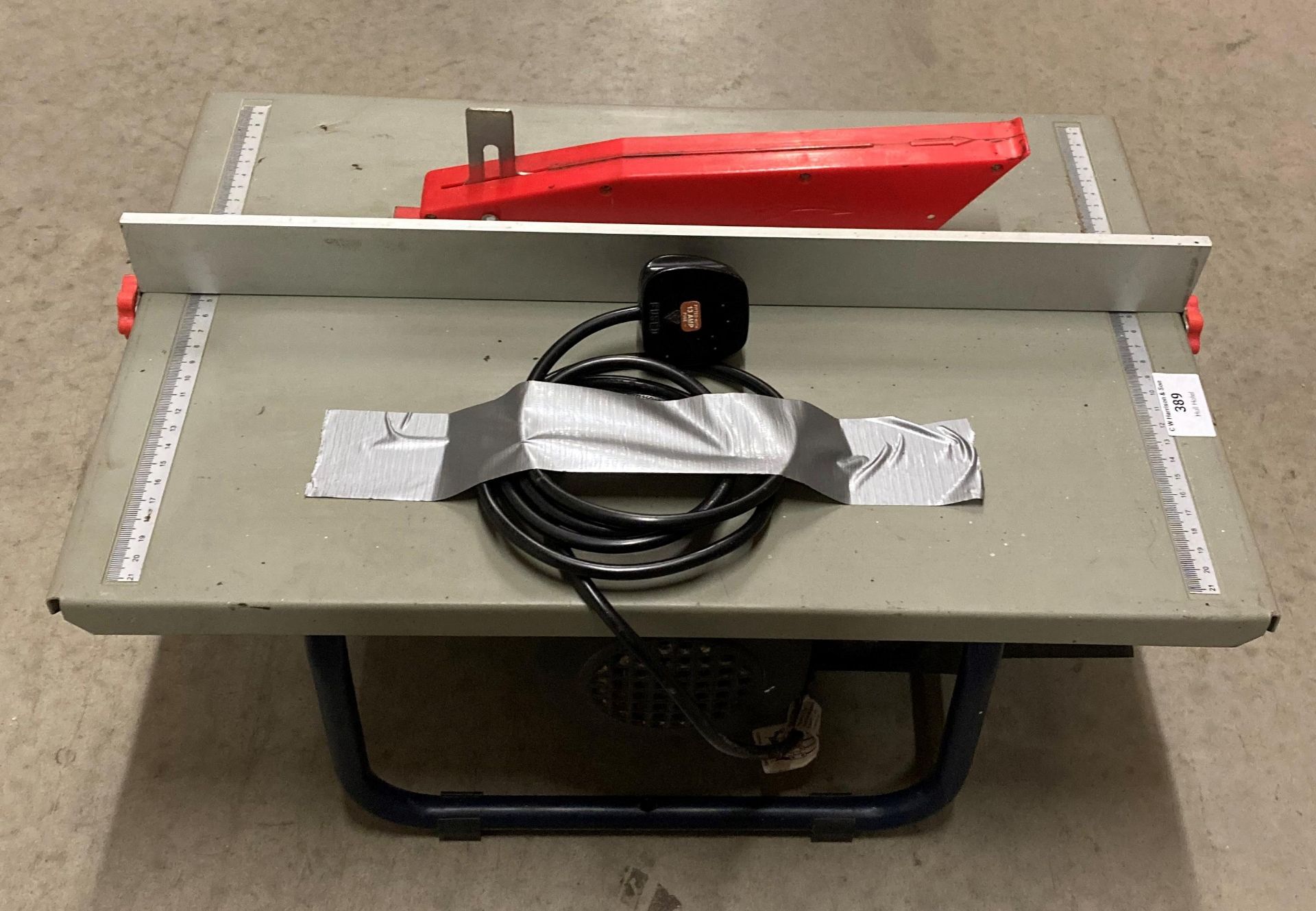 Unbranded table-top table saw (240v), - Image 2 of 2