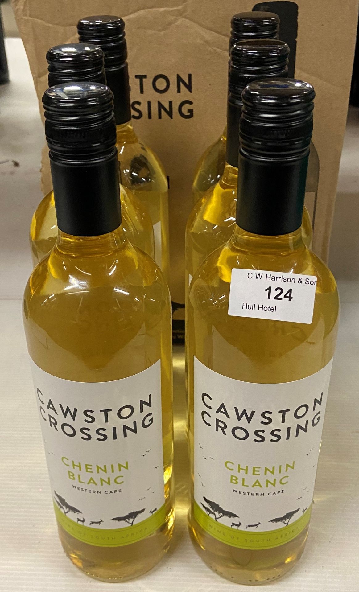 6 x 75cl bottles of Cawston Crossing Chenin Blanc Wesrn Cape wine
