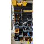 Work Expert wall mounted tool and parts rack (sold as seen) 48cm W x 110cm H (collection from TOWN