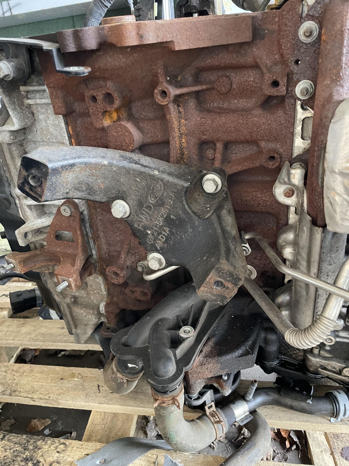 2018 Ford Transit engine (sold as seen - hairline crack to cylinder head)(Collection from TOWN END - Image 7 of 7