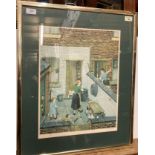 † Tom Dodson (1910-1991) framed Limited Edition print 'Who's Fault?' 48cm x 37cm,