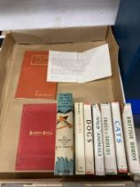 Contents to tray - DS Goodbrand 'Mirage & Other Poems' (First Edition published 1946) together with