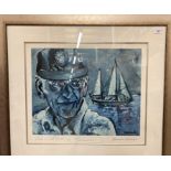† J Lawrence Isherwood (1917-1989) framed Limited Edition print 'Lone Adventures' from the original