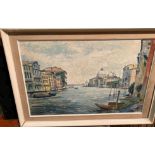 Walter Horsnell - a framed oil on board 'Venice' 40cm x 58cm,