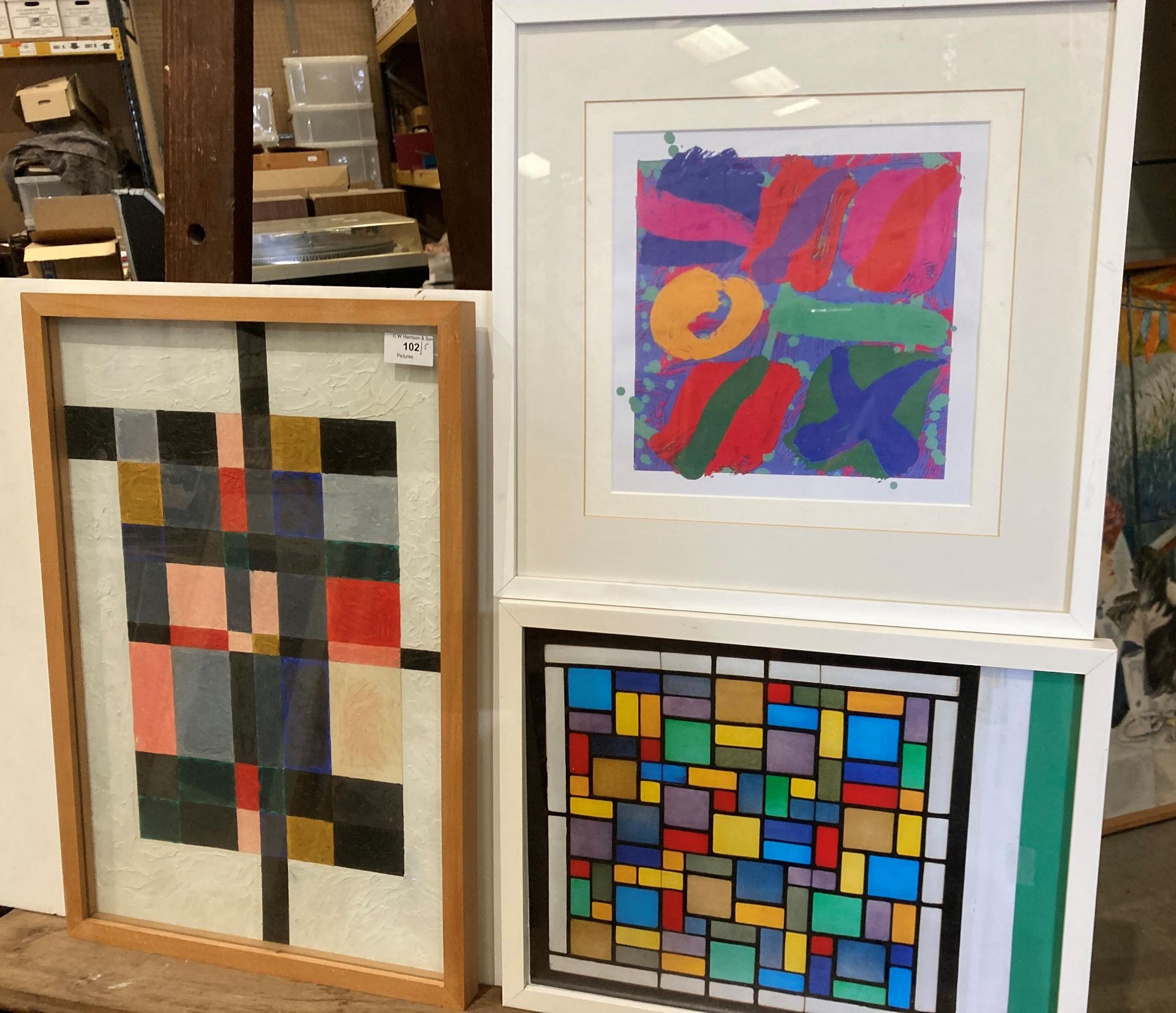 Five various abstract pictures - Stanton Macdonald-Wright,